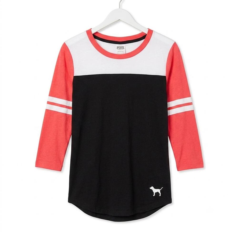 Victoria's Secret PINK Colorblock Raglan Top